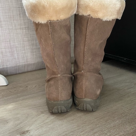 Sporto Tan Winter Lace Up Leather Boots - Picture 5 of 10